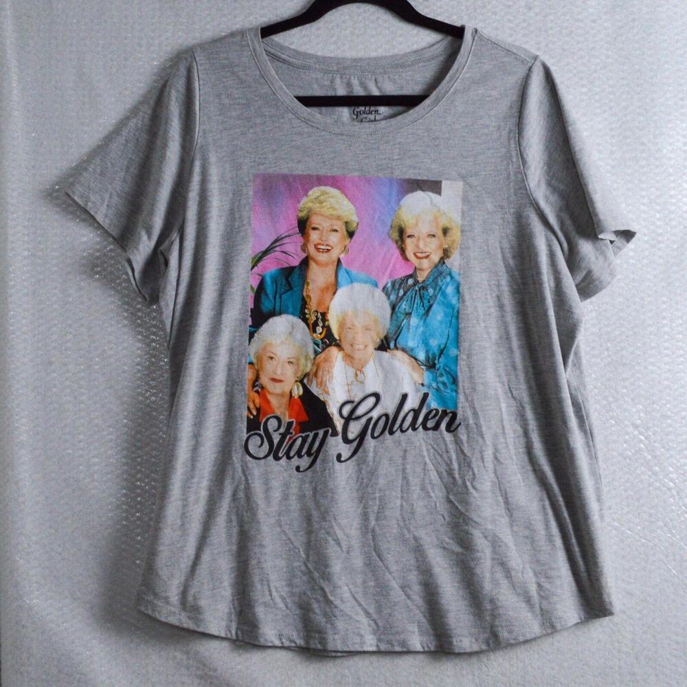 Golden Girls T-shirt Size 0X Graphic Casual Lounge Fanwear Retro